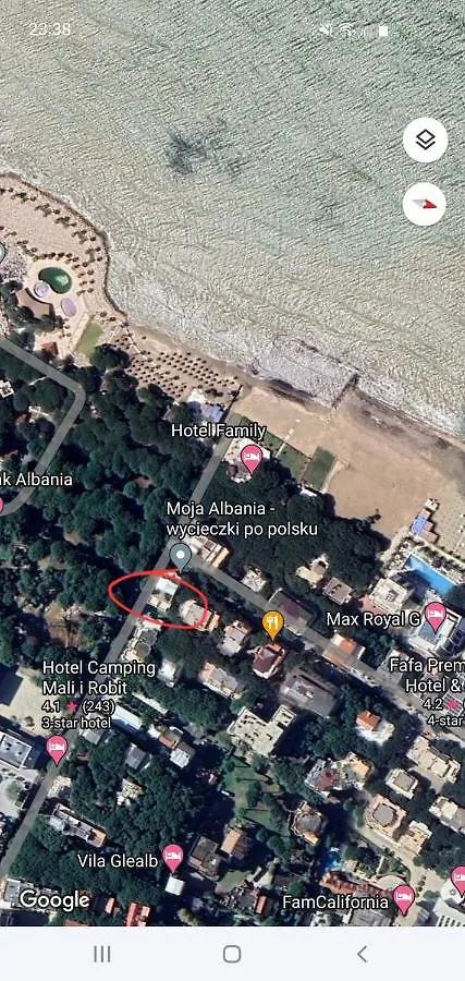 Appartement Mali I Robit 2+1,Golem Albanie